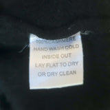 Lingua Franca Who Run The World Cashmere Sweater Black Size Extra Small