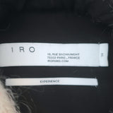 IRO Minksy Oversized Plaid Jacket Gray/Red Wool-Blend Size 34