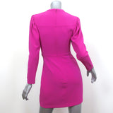 A.L.C. Mini Dress Jane Shocking Pink Crepe Size 0