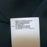 Maison Margiela Asymmetric Knotted Dress Navy Polyester Size 44
