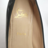 Christian Louboutin New Simple 85 Platform Pumps Black Patent Leather Size 41.5