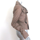 Rick Owens Classic Leather Biker Jacket DNA Dust Size 44 NEW