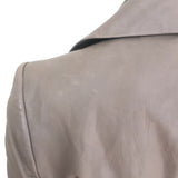 Rick Owens Classic Leather Biker Jacket DNA Dust Size 44 NEW