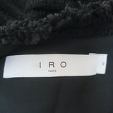 IRO Siana Metallic Boucle Tweed Jacket Black Cotton-Blend Size 40