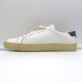 Saint Laurent Court Classic SL/06 Embroidered Low Top Sneakers White Size 40
