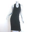 Helmut Lang Twist-Back Tank Dress Black Technical Stretch Knit Size Medium NEW
