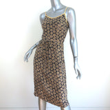 HVN Slip Dress Susan Daisy Print Silk Size 0