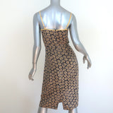 HVN Slip Dress Susan Daisy Print Silk Size 0