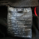 Prada Linea Rossa Flared Ski Pants Black Leather-Trim Nylon Size 44