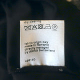 Akris Punto Polka Dot Lace Blouse Black Size 4 Long Sleeve Turtleneck Top