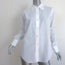 Maria McManus Button-Up Shirt White Organic Cotton Size Small Long Sleeve Top