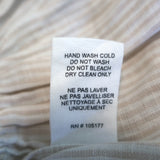 Ulla Johnson Paloma Ruffle Top Beige Striped Linen Size 2 NEW