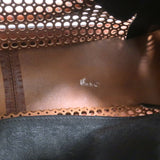 Chloe Marcie Medium Perforated Leather Shoulder Bag Brown Leather Crossbody