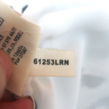 L'Agence Seridie Maxi Slip Dress White/Black Cheetah Print Satin Size 10 NEW