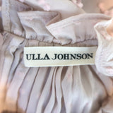 Ulla Johnson Jules Asymmetric Midi Dress Dusty Rose Swiss Dot Size 2