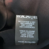 Isabel Marant Wilny Pleated Midi Skirt Dark Purple Floral Print Crepe Size 1