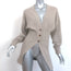Alexander Wang Blouson Cardigan Beige Wool-Blend Size Small V-Neck Sweater