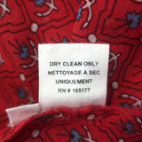 Ulla Johnson Minou Blouse Red Paisley Print Chiffon Size 4 Long Sleeve Top