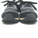 Valentino Soul Rockstud Sneakers Black Camo & Gray Suede Size 35