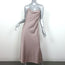 AllSaints Hadley Midi Slip Dress Dusty Pink Stretch Satin Size US 8