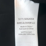 Veronica Beard Mia Ruffle Blouse Black Silk Size 4 Long Sleeve Top