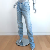 The Attico Boyfriend Jeans Light Blue Denim Size 40