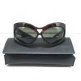 Saint Laurent SL 73 Oversize Cat Eye Sunglasses Tortoise Shell