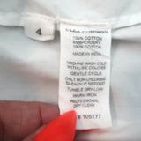 Ulla Johnson Ruffled Eyelet-Trim Blouse White Pintucked Cotton Size 4