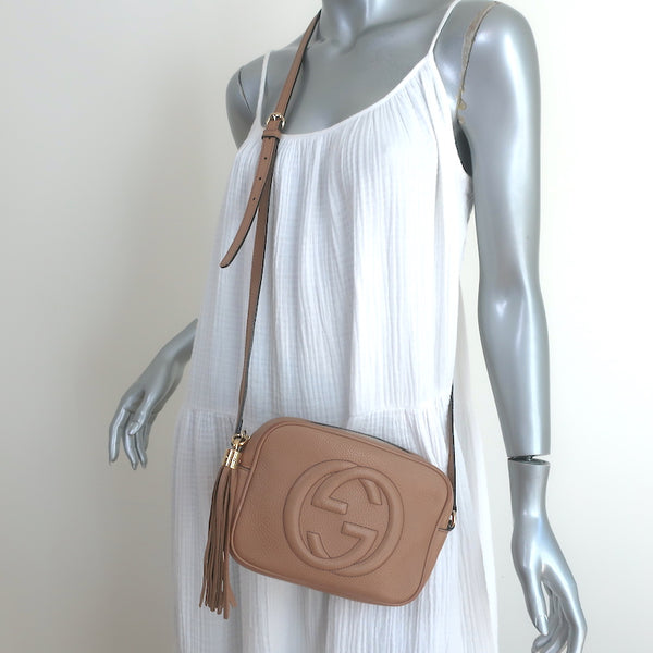 Soho leather crossbody bag Gucci Beige in Leather - 35939765