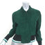 Sandro Suede Bomber Jacket Green Size 1