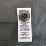 THE GREAT Tulip Jacket Army Green Linen-Cotton Size 1