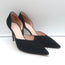 Celine d'Orsay Pumps Black Suede Size 38.5 Pointed Toe Heels