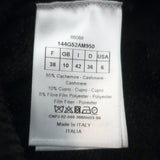 Christian Dior Metallic Leopard Print Cardigan Charcoal Cashmere-Blend Size US 6