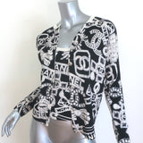 Chanel 2024 Coco Neige Cashmere Sweater Set Black Size 34/36