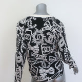 Chanel 2024 Coco Neige Cashmere Sweater Set Black Size 34/36