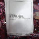 Chanel 24C Palm Tree Jacquard Knit Sequin Cardigan Pink/Yellow Size 34