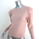 FRAME Cashmere Sweater Kennedy Light Pink Size Extra Small Crewneck Pullover