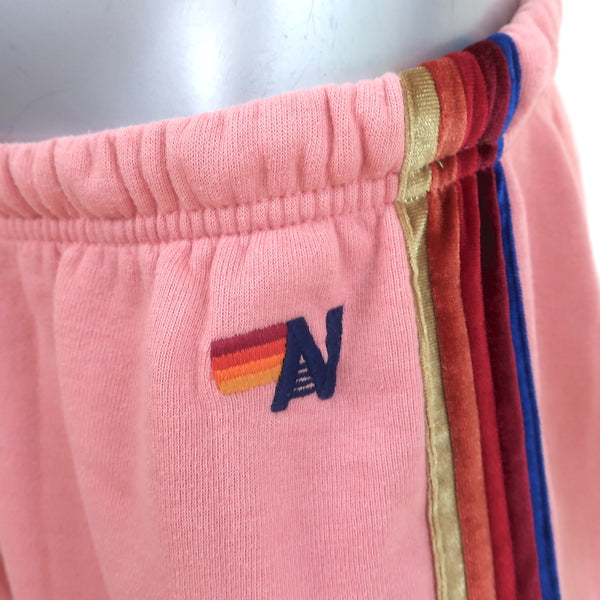 Pink aviator nation online sweatpants