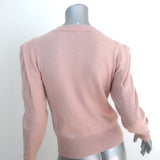 FRAME Cashmere Sweater Kennedy Light Pink Size Extra Small Crewneck Pullover