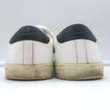 Celine Triomphe TR01L Low Top Sneakers White & Black Leather Size 37