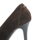 Ralph Lauren Collection Penny Loafer Pumps Dark Brown Suede Size 6