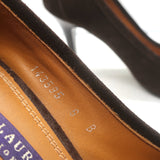 Ralph Lauren Collection Penny Loafer Pumps Dark Brown Suede Size 6