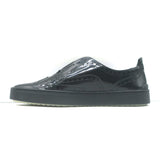 Rag & Bone Meli Laceless Brogue Sneakers Black Polished Leather Size 37