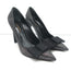 Louis Vuitton Lipstick Bow Pumps Black/Silver Galuchat Leather & Satin Size 37.5