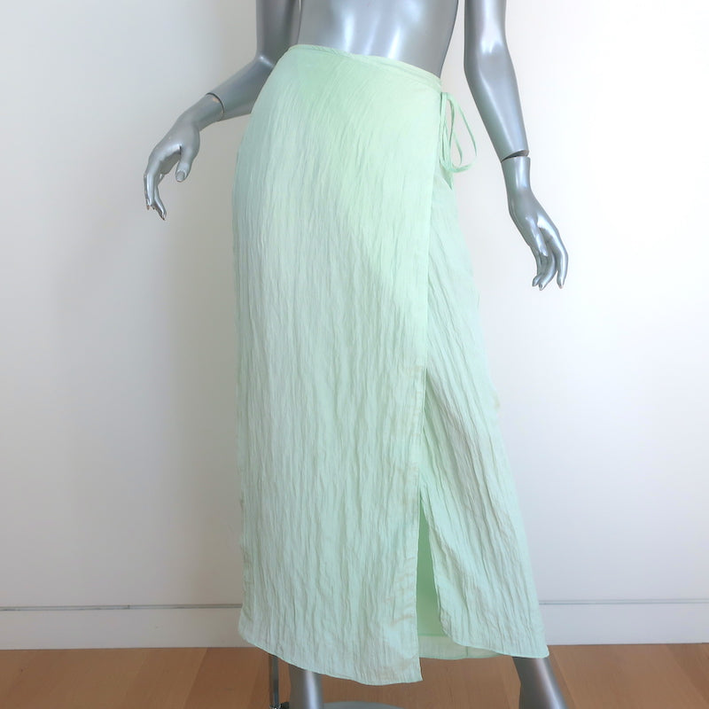 SIR Ligera Midi Wrap Skirt Mint Size 0 NEW