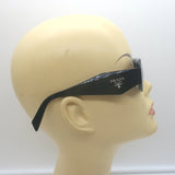 Prada Symbole Rectangular Sunglasses Black SPR 17W 1AB-5S0