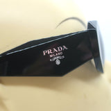 Prada Symbole Rectangular Sunglasses Black SPR 17W 1AB-5S0