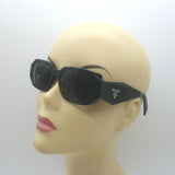 Prada Symbole Rectangular Sunglasses Black SPR 17W 1AB-5S0