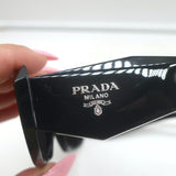 Prada Symbole Rectangular Sunglasses Black SPR 17W 1AB-5S0