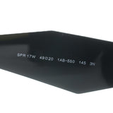 Prada Symbole Rectangular Sunglasses Black SPR 17W 1AB-5S0